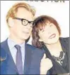  ?? Donato Sardella Getty Images for Michael Kors ?? HONOREE Marilyn Minter and MOCA director Philippe Vergne in Beverly Hills.