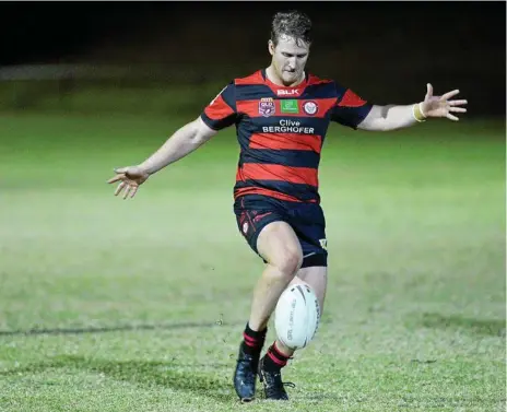  ?? SEAN TEUMA sean.teuma@thechronic­le.com.au Photo: Kevin Farmer ?? CALLED UP: Former Valleys Roosters back-rower Hugh Sedger will make his debut for the Northern Pride in the Intrust Super Cup this weekend