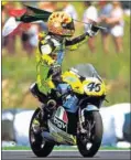  ??  ?? Valentino Rossi en Brno 1996.