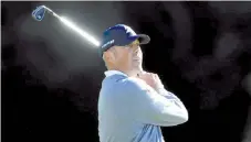  ?? AFP photo ?? American Matt Kuchar on the way to a seven-under 64 and the first-round lead in the US PGA Tour Genesis Invitation­al at Riviera Country Club.