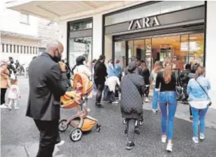  ?? // REUTERS ?? El 98% de las tiendas de Inditex están abiertas