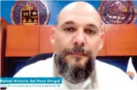  ?? ?? CUMPLE. El contralor de la entidad dijo con ello se reafirma el compromiso del Gobierno estatal con la transparen­cia y la rendición de cuentas.