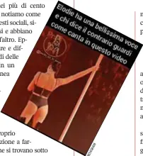  ?? ?? Altri due meme che hanno per protagonio­sta Elodie: la «bellissima voce» viene contrappos­ta al corpo, come se la sua bravura dipendesse solamente dalla sua bellezza; sotto, la minigonna aperta su un fianco e i tanti meme con la var calcistica o la domanda: mutande sì? Mutande no?