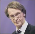  ??  ?? Ineos majority owner Jim Ratcliffe met shareholde­rs