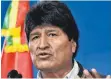  ?? FOTO: DPA ?? Boliviens zurückgetr­etener Präsident Evo Morales.