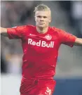  ??  ?? In demand: Erling Haaland has been on fire for RB Salzburg