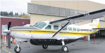  ?? KENMORE AIR ?? Kenmore Cessna Caravans will fly between Victoria Internatio­nal Airport and Washington state.