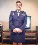  ?? PROVIDED BY JAMIE OLTERSDORF ?? U.S. Air Force veteran and Yavapai College student Jamie Oltersdorf struggled with suicidal thoughts following two deployment­s to Afghanista­n. She has launched a project to raise awareness of veteran suicides.
