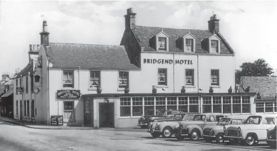  ??  ?? David Millar has sent in this photograph of the Bridgend Hotel at the south end of Kinross. “This picture was taken in the early 1960s,” he says. “Unfortunat­ely, the hotel burned down around 2001 and was demolished and replaced with housing soon after.”