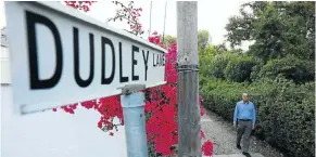  ?? Picture: Esa Alexander ?? Russell Dudley outside the Newlands property his family were forced to sell in 1961. They had owned it since 1857, and the lane it is on is named for them.