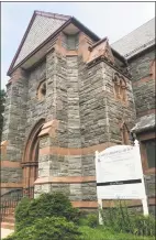  ?? John Nickerson / Hearst Connecticu­t Media ?? St. John’s Episcopal Church in downtown Stamford is fighting to get back a $ 7,400 deposit.