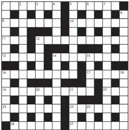  ?? PRIZES of £20 will be awarded to the senders of the first three correct solutions checked. Solutions to: Daily Mail Prize Crossword No. 15,773, PO BOX 3451, Norwich, NR7 7NR. Entries may be submitted by second-class post. Envelopes must be postmarked no l ??