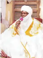  ??  ?? Chief of Mutum Biyu Alhaji Sani Suleiman