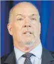  ?? ADRIAN LAM, TIMES COLONIST ?? Premier John Horgan: “Adult basic education for all of us should be free.”