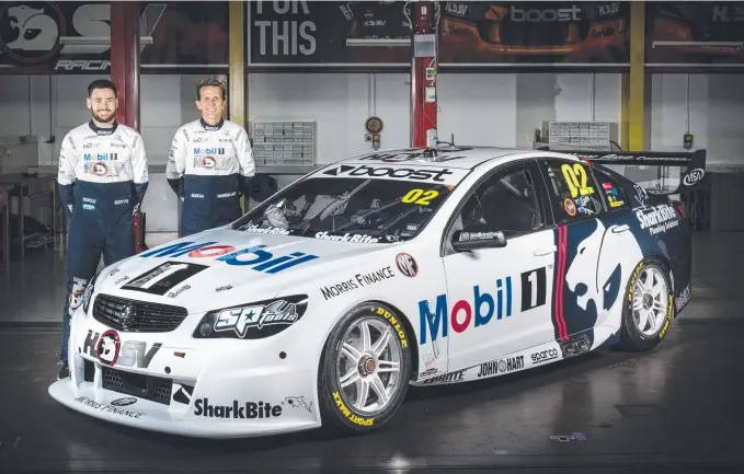  ?? Picture: WALKINSHAW RACING ?? Scott Pye (left) and Warren Luff will take their reprised Holden livery to the Gold Coast leg of the 2017 Enduro Cup event this weekend.