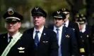  ?? Lindsey Wasson/Reuters ?? Alaska Airlines pilots join off-duty Delta pilots picketing against scheduling practices and long hours in Seattle last year. Photograph: