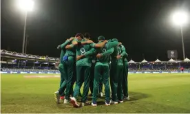  ?? Photograph: Matthew Lewis-ICC/ICC/Getty Images ?? Pakistan have been in scintillat­ing form on their way to a T20 World Cup semi-final against Australia.