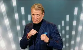  ?? Juan Naharro Giménez/WireImage ?? ‘I don’t miss running around on a motorcycle shooting people’ … Dolph Lundgren. Photograph: