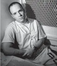  ?? Vernon Bryant / Staff photograph­er ?? Death row inmate Randy Halprin, shown in 2003, has been scheduled for execution on Oct. 10 despite two pending legal claims. The killer says his trial judge, Vickers Cunningham, left, is a racist.