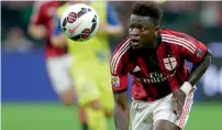  ?? — AP file ?? Sulley Muntari during the match against Chievo.