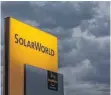  ?? FOTO: DPA ?? Wende nicht absehbar: Solarworld in Thüringen.