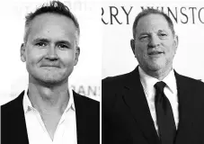  ??  ?? Former Amazon Studios chief Roy Price ( left) and producer Harvey Weinstein