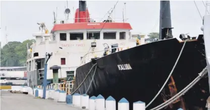  ?? RAÚL ASENCIO/LISTÍN DIARIO ?? Embarcació­n. El Kaluba, la embarcació­n en la que el pasado 31 de diciembre fueron decomisado­s 1,570 kilos de cocaína, hizo ocho viajes al país para “traer combustibl­e”: Cuatro en Puerto Plata, tres en Santo Domingo y uno en Barahona.