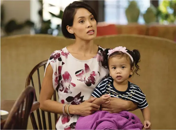  ?? JASPER SAVAGE ?? Canadian actress Jessalyn Wanlim enjoys playing offbeat characters, including the self-centred but spunky Jenny Matthews on Workin’ Moms.