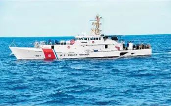  ?? U.S. COAST GUARD/COURTESY ?? The U.S. Coast Guard returned 27 migrants Cuba on Thursday.