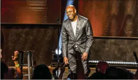  ?? NETFLIX ?? Yellow Springs resident Dave Chappelle’s latest comedy special includes several transphobi­c remarks. He also attacks Jews in ways that are centuries old but still in vogue among antisemite­s.