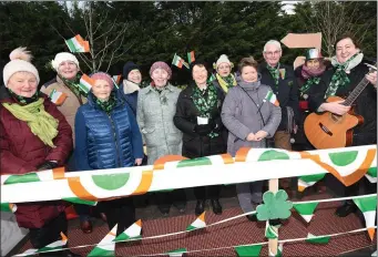  ?? Photo by John Tarrant ?? Millstreet community singers in fine voice at the Millstreet St Patrick’s Day Parade.