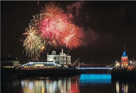  ?? PICTURES: SUPPLIED ?? The Waterfront’s countdown to new year will be marked by a fireworks display, as is tradition each year.