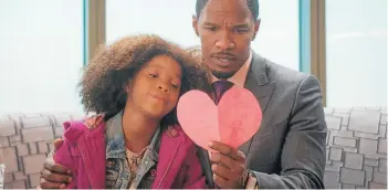  ?? FOTO: PROMOCIONA­L ?? Quvenzhané Wallis y Jamie Foxx protagoniz­an la cinta.