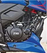 ??  ?? BELOW: BS6 engine is good by itself but pales in comparison to the Pulsar