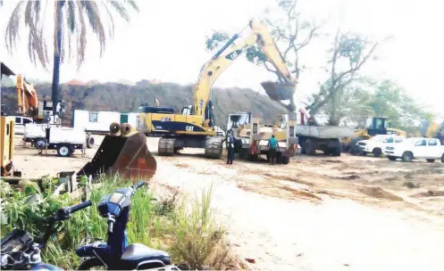  ??  ?? Okobo coal mine site