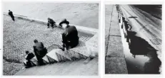  ?? FUNDACIÓN MAPFRE ?? 1. ‘TRES HOMBRES SENTADOS EN LAS ESCALERAS JUNTO AL SENA’ (1931).
2. ‘PARÍS, RUE DE VALOIS’ (1932).