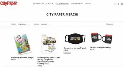  ??  ?? The Pittsburgh City Paper created new sources of revenue including a digital storefront.