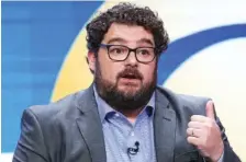  ?? BUCHAN/REX SHUTTERSTO­CK/ZUMA PRESS/TRIBUNE NEWS SERVICE ?? Bobby Moynihan participat­es in the CBS “Me, Myself & I” show panel.