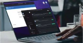  ?? CONTRIBUTE­D PHOTO ?? ■ A new integratio­n allows users to launch web-based TeamViewer remote access and augmented reality (AR) support sessions from within the Slack environmen­t.