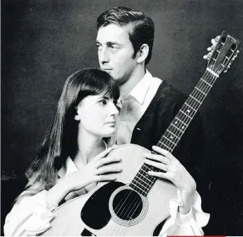  ??  ?? Victoria-born Ian Tyson and his former wife Sylvia were regarded as one of the top folk and country duos in North America. Together as Ian and Sylvia, they recorded close to 20 bestsellin­g albums.