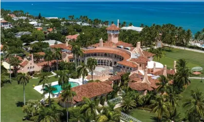  ?? ?? An aerial view of Donald Trump's Mar-a-Lago club in Palm Beach, Florida, on 31 August 2022. Photograph: Steve Helber/AP