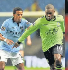  ??  ?? SCOTT THE DIFFERENCE Sinclair has gone from lacking confidence at Man City, right, to making great strides under Rodgers at Celtic