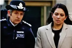  ?? ?? Staying for now: Cressida Dick and Priti Patel