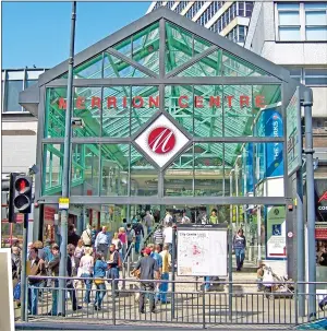  ??  ?? FOOTFALL: The Merrion Centre gets 11million visitors a year. Inset, Edward Ziff