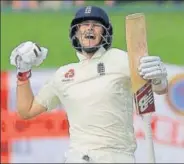  ?? AP ?? England captain Joe Root scored his 15th century to give his team the advantage in the second Test on Friday.