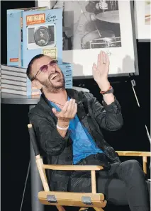  ?? C H R I S P I Z Z E L L O / I N V I S I O N / T H E A S S O C I AT E D P R E S S ?? Ringo Starr’s book Photograph offers a look at familiar history through the drummer’s eyes.