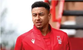  ?? Photograph: Craig Brough/Reuters ?? Jesse Lingard has admitted he did not want to be on the pitch at times due to his poor mental health.