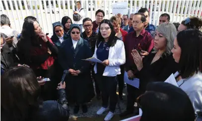  ?? JORGE SÁNCHEZ ?? Organizaci­ones de la Sociedad Civil rechazan la forma en que pretende legislar.