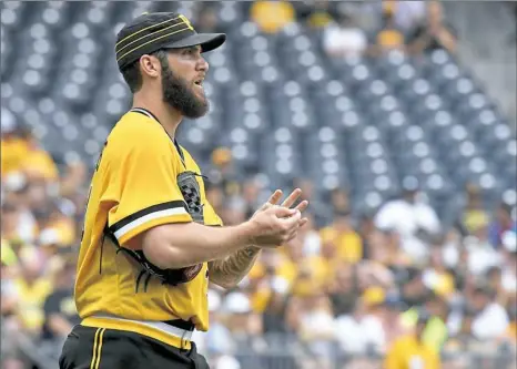  ?? Matt Freed/Post-Gazette ?? Starter Trevor Williams pitched well Sunday, but only after putting the Pirates in an early hole by giving up all three of the Diamondbac­ks’ runs in the first two innings. It was too much for a hapless offense to overcome.
