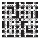  ??  ?? SOLUTION TO CROSSWORD NO 1,500